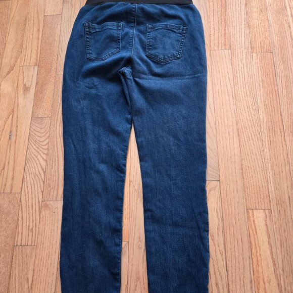 Womens Maternity Size 8 Seraphine Dark Blue Jeans - Picture 6 of 6